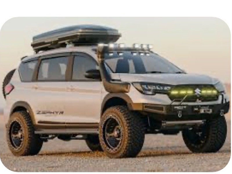 I photoshopped this susuki xl6 into a monster truck lol